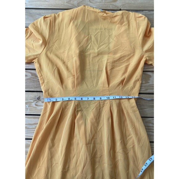 Vintage MS. CHAUS Button Front Midi Dress Size 10 - Picture 8 of 9